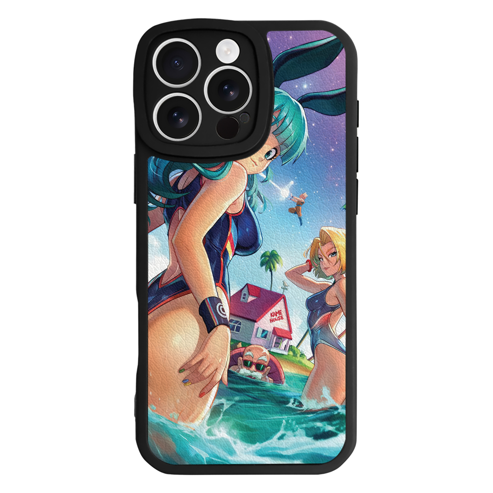 （画像用） ドラゴンボール DRAGON BALL 【iPhone 16シリーズ対応】シリコンスマホケース（レザー調） 材質：シリコン